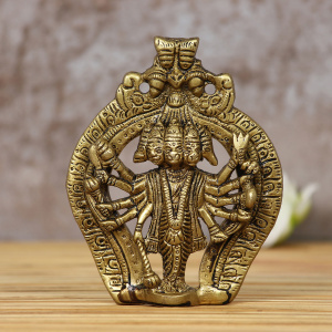 Panchmukhi Lord Hanuman Brass Idol Is A Rare Collection