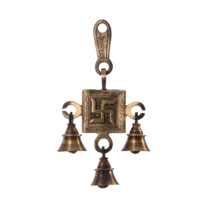 Swastik Brass Hanging Bells