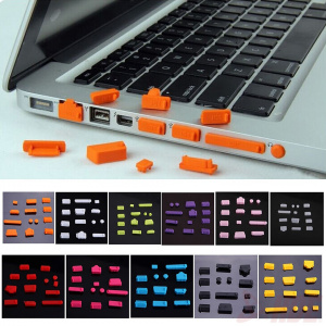 Universal Elastic Silicone Anti-dust Laptop Port Protector Dustproof Notebook Computer Port Plug Anti-dust Stopper Cover