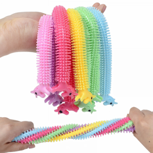 1pcs Fidget Toys Worm Noodle Stretch String Rope Anti Stress relief Toy for adults String Fidget Autism Vent Toys Random Color