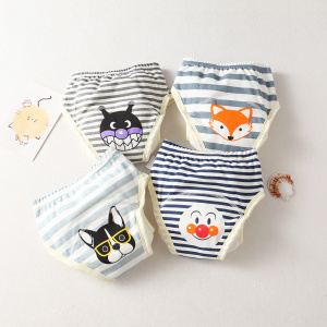 Newborn Training Pants Baby Shorts Solid Color Washable Underwear Boy Girl Cloth Diapers Reusable Nappies Infant Panties