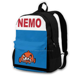 Nemo Travel Laptop Bagpack Fashion Bags Pixar Fish Jaws Shark