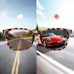 New Fashion Design Sunglasses Polarized Women Men Photochromic Glasses Driving Goggle Chameleon Tinted lens Leopard gafas de sol
