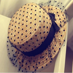 Fashion Women Wide Large Brim Floppy bohemia Japan's sexy lace bow Sun Straw Hat Cap for adult 57cm
