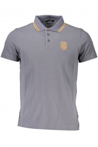 Gray Cotton Polo Shirt