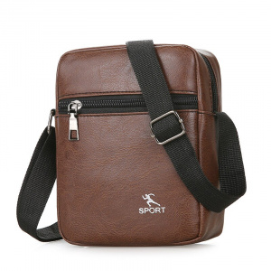 2021 Fashion Men's Mini PU Leather Handbags Waterproof Bag For Man Male Cross Body Shoulder Messenger Bags Men's Casual Handbags