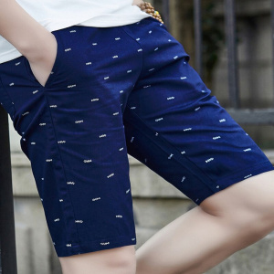 100% Cotton Casual Comfortable Printed Boy Shorts for Men with Pockets