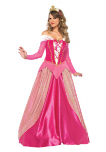 Sleeping Beauty Princess Aurora Halloween Costume Dress for Women