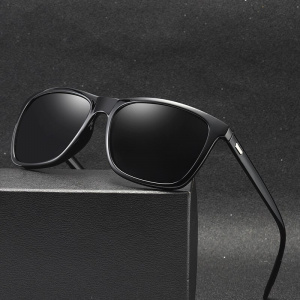 ZXWLYXGX Brand Design Polarized Sunglasses Men Driver Shades Male Retro Vintage Sun Glasses Men Spuare Mirror UV400 Oculos