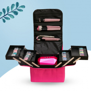 Multi-layer Multi-function Cosmetic Makeup Storage Bag Beauty Tool Case