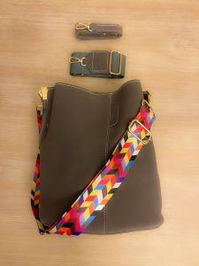 Blake Shoulder Bag -Grey