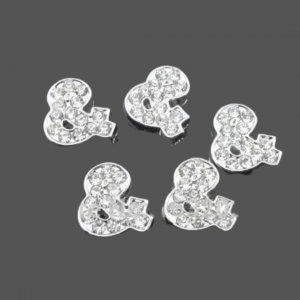 Pave Ampersand -Silver