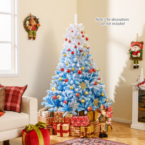 2025 New Artificial Christmas Tree with 456 Branch Tips and Folding Metal Stand - Additional Image