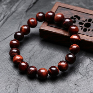 Noter Natural Wine Tiger eye Stone Bracelets For Men Women 4/6/8/10/12mm Round Smooth Beaded Brazalete Minimalist Yoga Jewelry