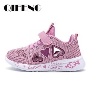 Girls Casual Shoes Light Mesh Sneakers Kids Summer Children Autumn Tenis Cute Sport Cartoon Female Running Sock Footwear 8