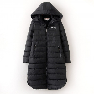 New Plus Size 3XL-6XL Winter Parkas Women Thicken Down Cotton Solid Color Jacket Female Black Zipper Hooded Long Coats A25