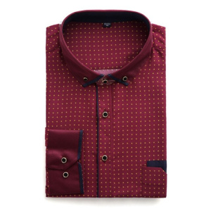 Mens Daily Wear Slim Long Sleeve Shirts Business Casual Style Male Formal Dress Shirts husband Birthday Gift Tops Size:XXS-4XL