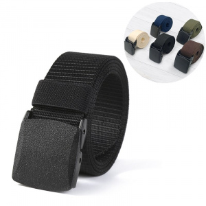 Men's Belt Nylon Fabric Belt Military Outdoor Tactical Belt Army Style Cinturon Male Belts for Men Luxury Ceinture Tissu Homme