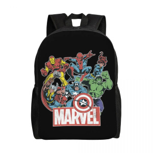 Custom Hulk Classic Avengers Backpack for Women Men Water Resistant School College Bag Printing Bookbags