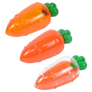 Plastic Carrot Shape Candy Packaging Boxes for Kids Easter Gift 5/10pcs