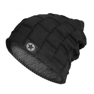 High Quality Star Hat Add Fur Beanies Hat Baggy Skullies Knitted Hat For Men Women Ski Sports Beanies Cap