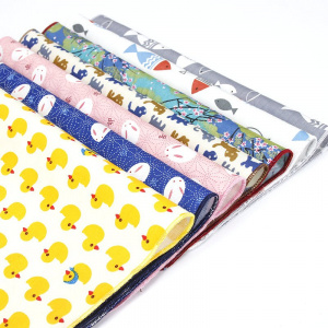 Brand New Men's Sunny Style Cotton Handkerchief Animal Duck Fish Cat Printed Pocket Square Hankies Towel Casual Hanky 25*25cm