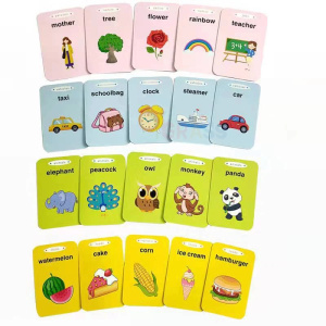 Educational Learning Talking Flash Cards Russian Spanish French Kids Learning English Language Audio Book For Kids Gift