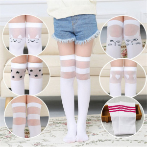 3 To 10 Year girls pantyhose children's tights fashion cute cartoon design pantyhose kitten tattoo dance tights Velvet Stockings