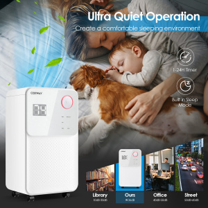 32 Pint Dehumidifier for Home and Basements 2000 Sq Ft with Smart LED Control and 4 Modes - Additional Image
