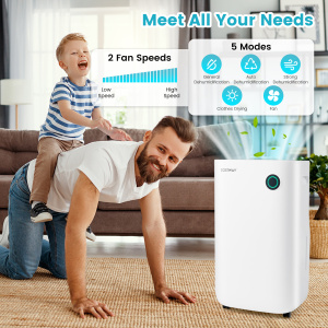 4500 Sq Ft Dehumidifier with 5 Modes 73 Pints Daily Capacity and Smart Humidity Control - Additional Image