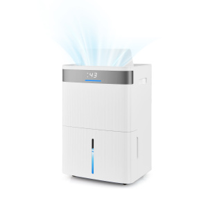 96 Pints White Dehumidifier with 24 Hour Timer and Smart Touch Control - Additional Image