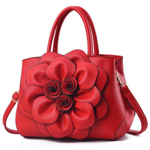 New Fashion Big Rose Flower Women's Bag Handbag Shoulder Bag Purse Ladies Female Crossbody Bag Luxury Bag Large Capacity 2#