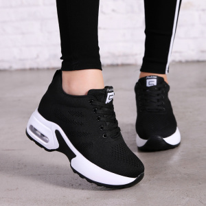 New Platform Sneakers Shoes Breathable Running  Woman Fashion Height Increasing Ladies
