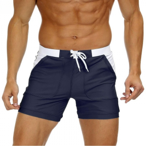 MAGCOMSEN Summer Shorts Men Quick Dry Swimwear Swimsuits Swim Boxer Trunks Surf Board Shorts With Pocket Beach Sunbathing Shorts