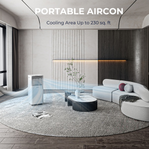 8000 BTU 3-in-1 Air Cooler with Dehumidifier and Fan Mode - Additional Image