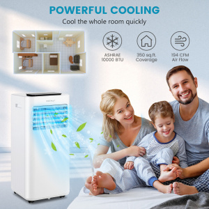 10000 BTU Portable Air Conditioner with Sleep Mode - Additional Image