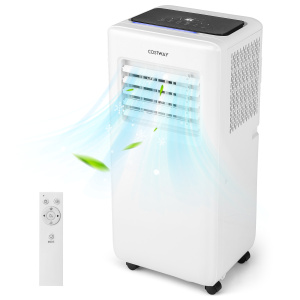 8000 BTU Portable Air Conditioner with Remote Control and LED Digital Display - Additional Image