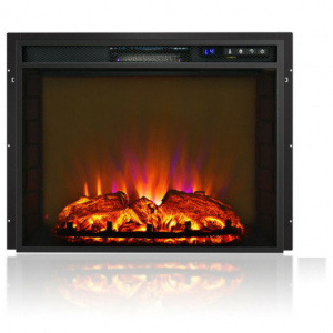 26 Inch Recessed Electric Fireplace heater with Remote Control