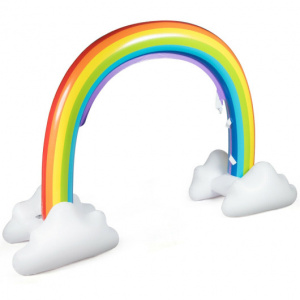 Inflatable Rainbow Arch Sprinkler Outside Water Toy