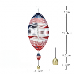 Automatic Garden Wind Spinner For Independence Day Decoration