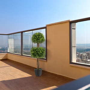 Artificial Boxwood Topiary Ball Tree for Front Porch and Patio - Additional Image