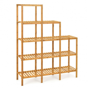 Bamboo shelf organizer / Five-tier Bamboo shoe rack