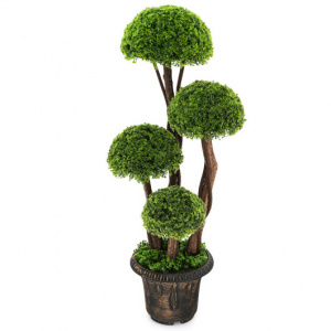 Weather-resistant artificial cedar tree / Realistic faux cedar tree for decoration