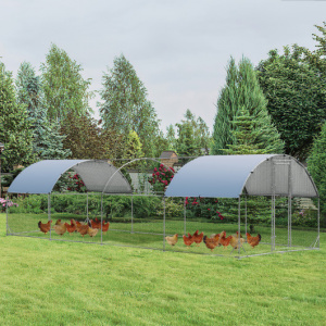 Large Metal Chicken Coop with Cover