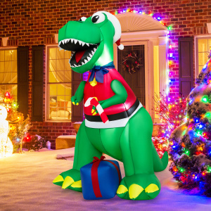 LED-Lit Inflatable Christmas Decor with Waterproof Blower