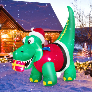 Inflatable Christmas Yard Decoration with Bright LED Lights