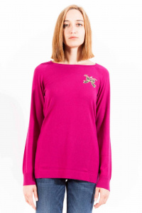 Purple Nylon Sweater
