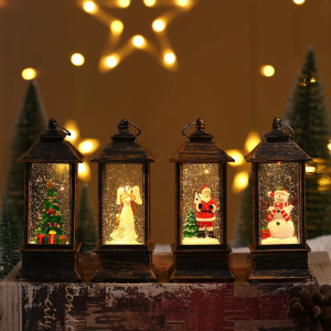 Christmas Little Night Lamp And LED Lantern For Indoor Outdoor Home Decoration Or Ideal Gift