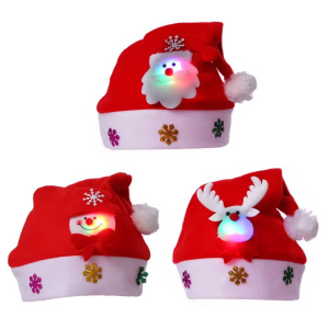 Christmas Hats New Year Santa Claus Snowman ElK Cap For Kindergarten Home Party Adult Xmas Gift Decoration