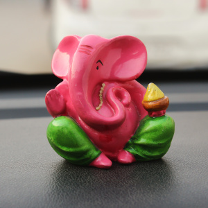 Decorative Lord Ganesha Showpiece for Car Dashboard, Home Temple and Office Desks